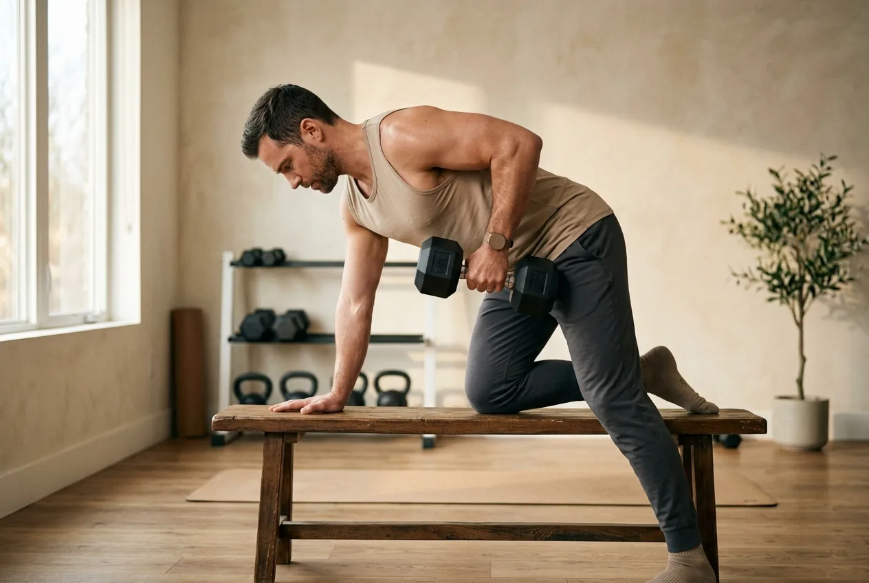 Dumbbell exercises for a stronger back