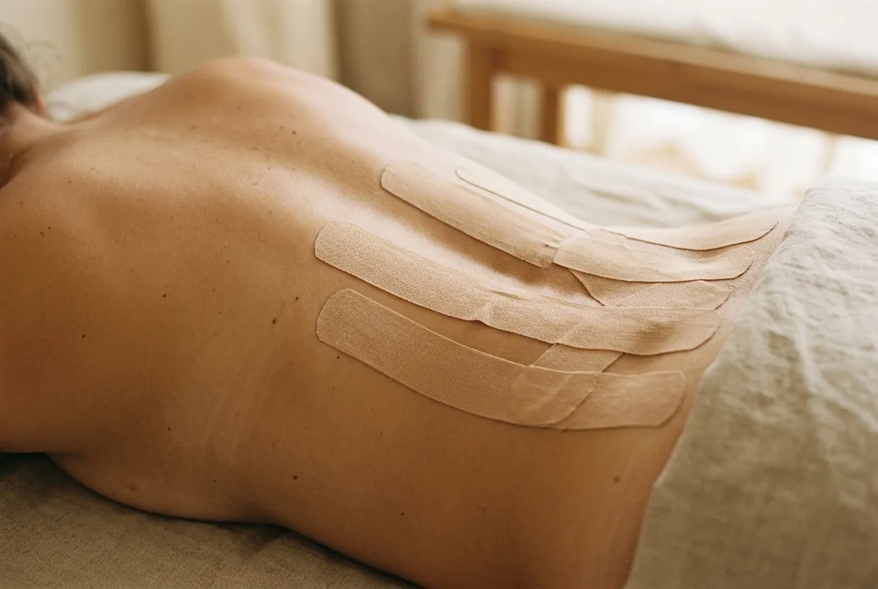 Does kinesiology tape help posture and back pain?