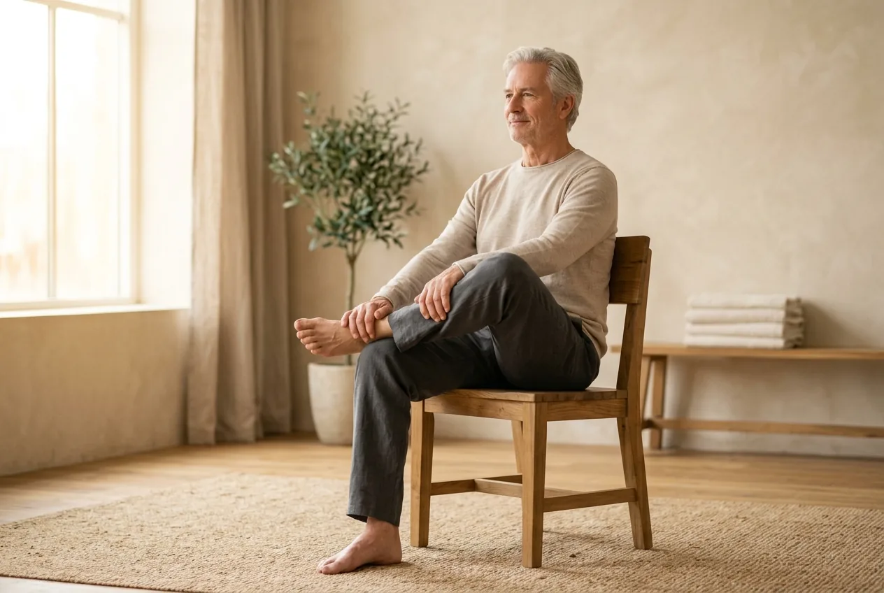 Gentle sciatica stretches for seniors
