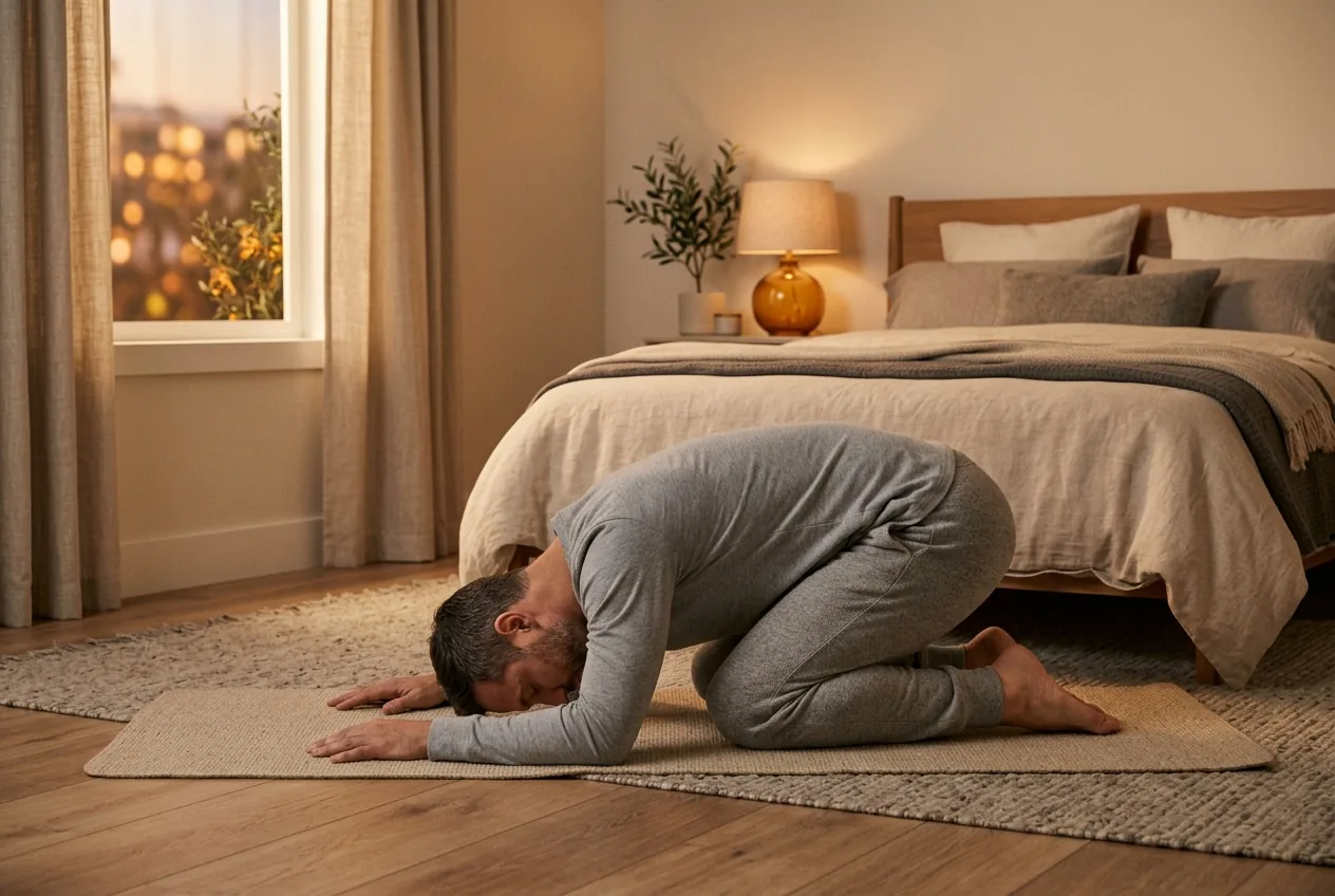 Stretches before bed for back pain