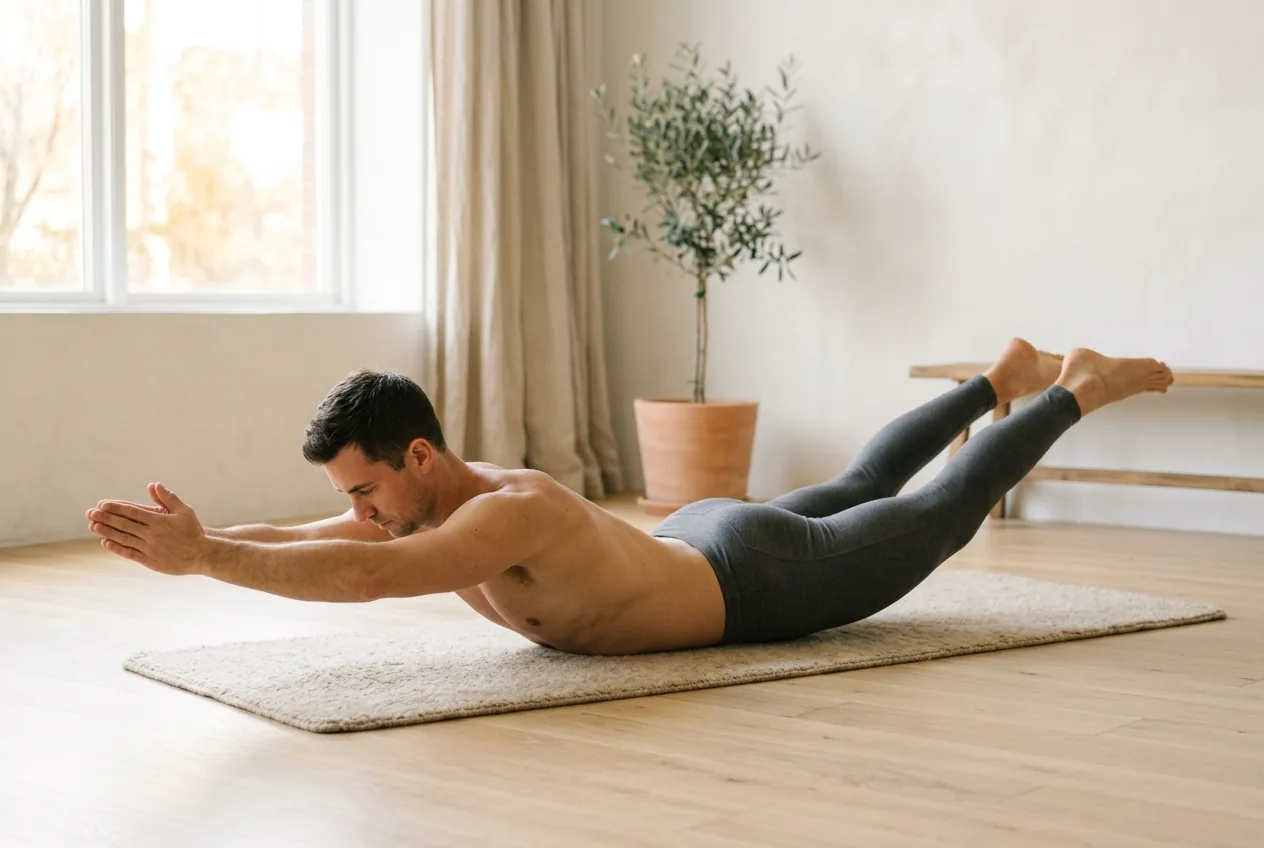 The superman exercise for back strength