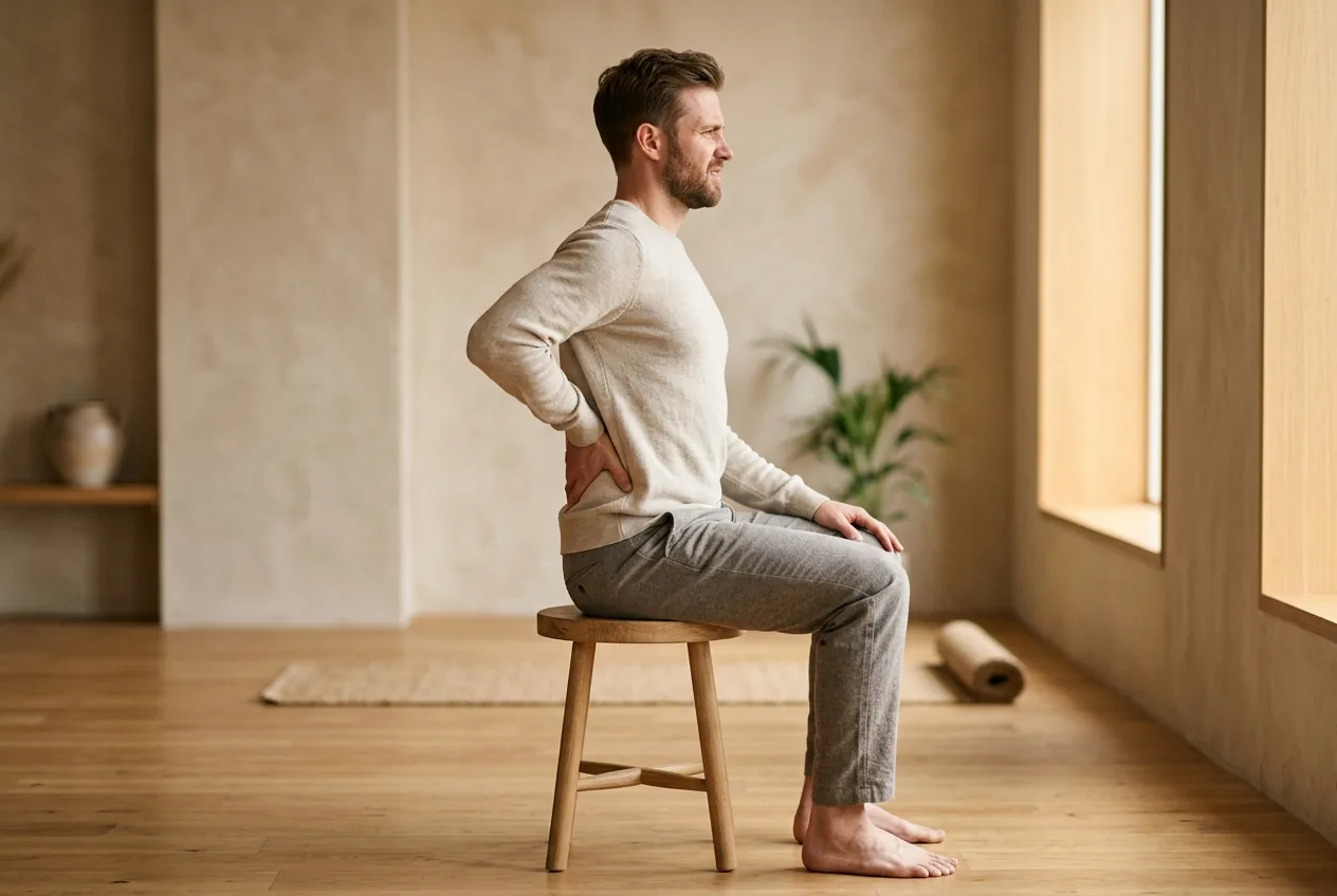 Why does my back hurt when I sit up straight?