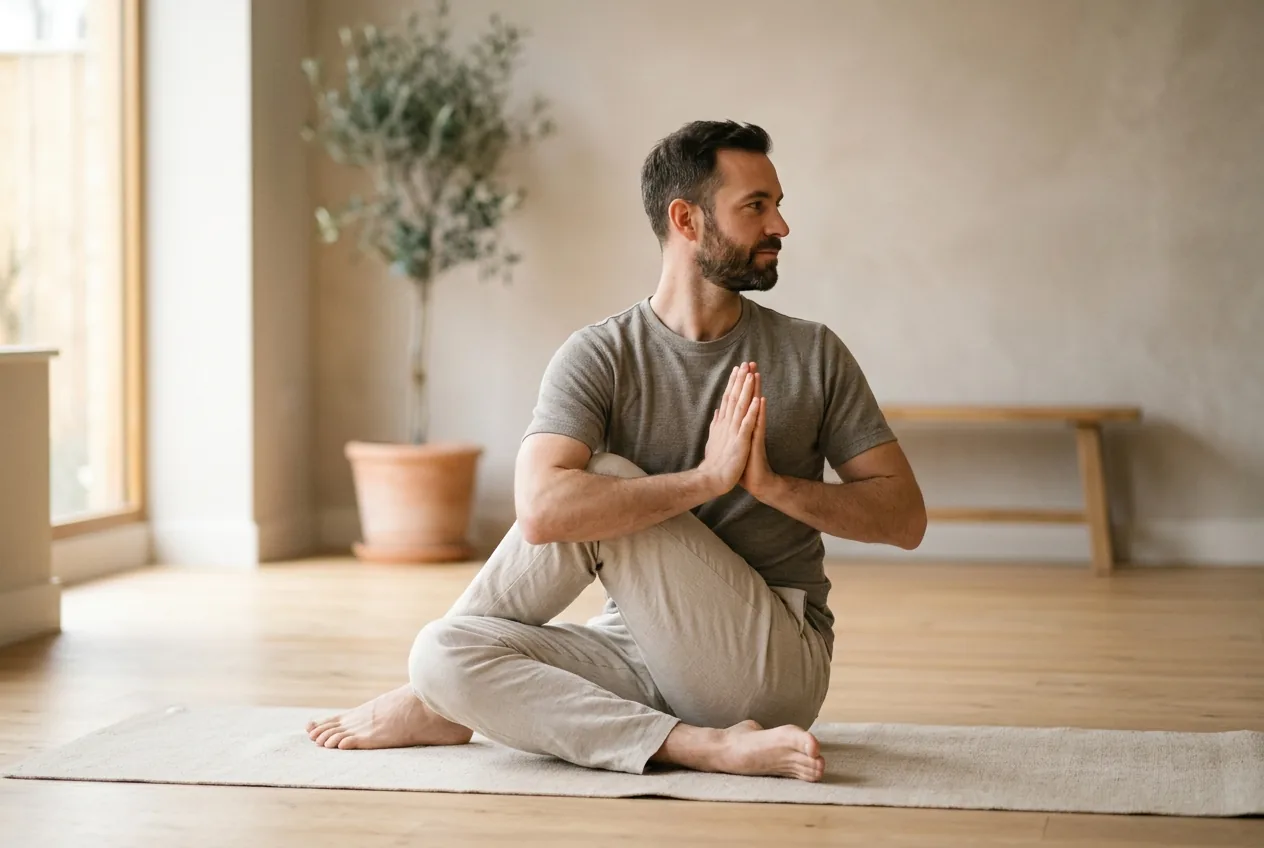 Yoga for upper back and neck tension